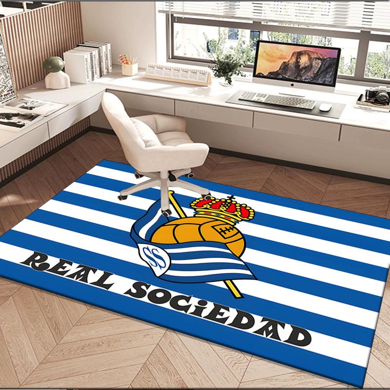 1PC rug Crown And Soccer Ball Sociedad Carpet, Chair Rug,Area Rug for Office Bedroom living rooms bedroom, Doormat decor Christmas fan gifts