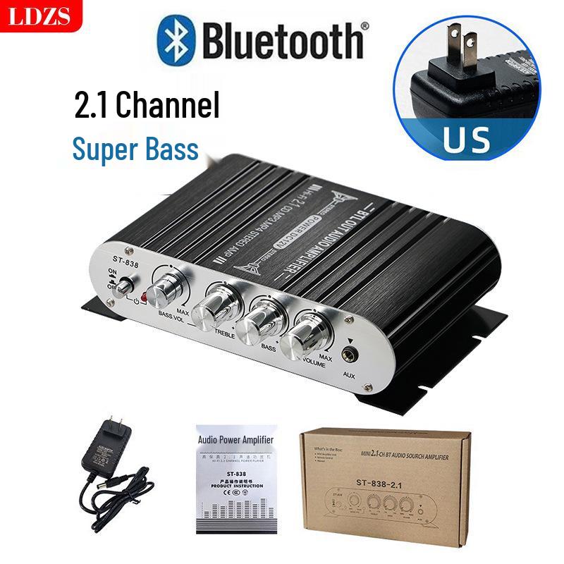 ST-838 2.1 Channel Bluetooth Subwoofer Amplifier with Super Bass