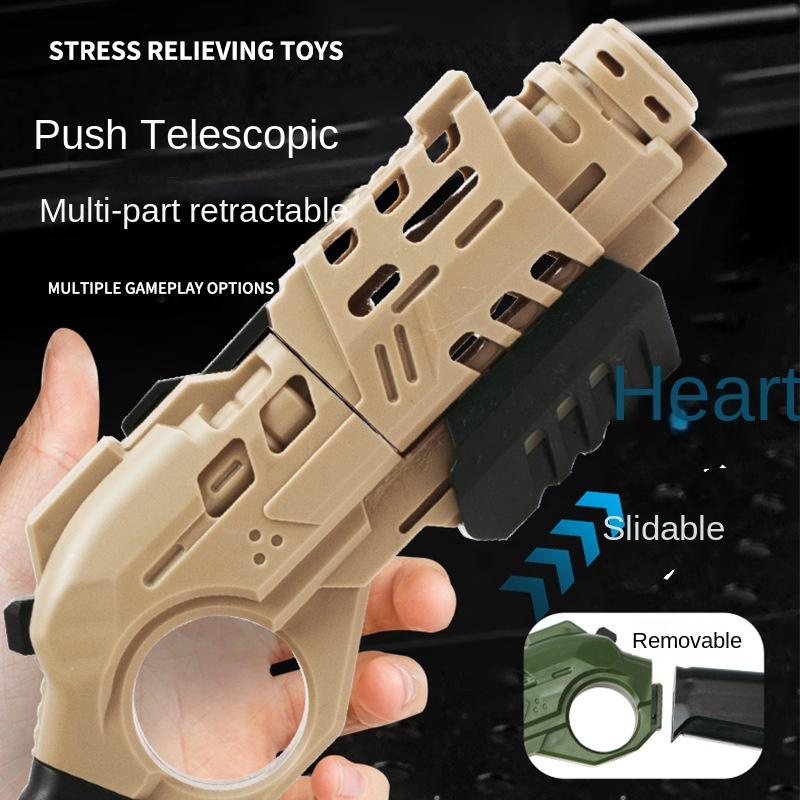 Pistol Shell Throwing Continuous Firing Blowback Soft Bullet Gun Soft Bullet Toy Shooting Weapons for Kids Birthday Gift