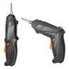 Cordless Screwdriver with Driver Bit Set Rechargeable Electric Screwdriver with Rotating Handle LED Light