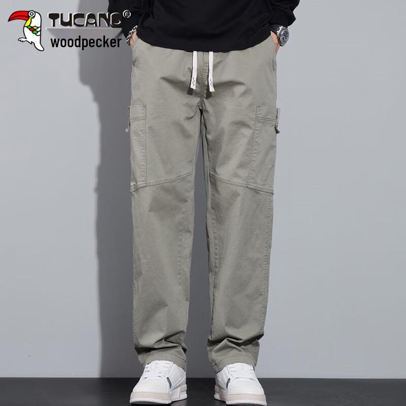 Tucano Men's Autumn/Winter Loose Straight Casual Workwear Pants