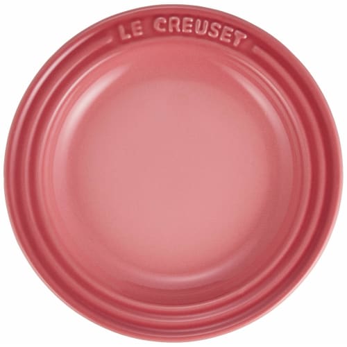 Le Creuset LC 15cm Round Plate, Rose Quartz, Heat and Cold Resistant, Microwave and Oven Safe, Oven Dish, Bakeware [Official Japanese Product]