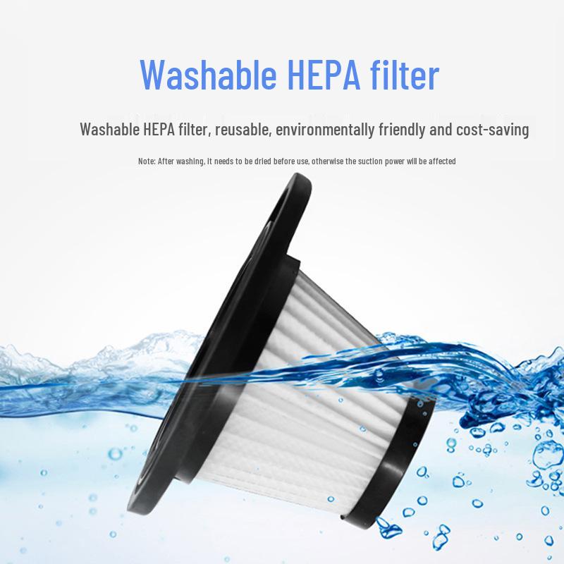 Portable Wireless Vacuum Cleaner for Home, Car, and Windows - Rechargeable with Strong Suction
