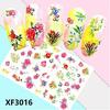 1 Sheet Colorful  Flowers and animals  Water Transfer Slider for Manicure Nail Art Decoration Nail Sticker