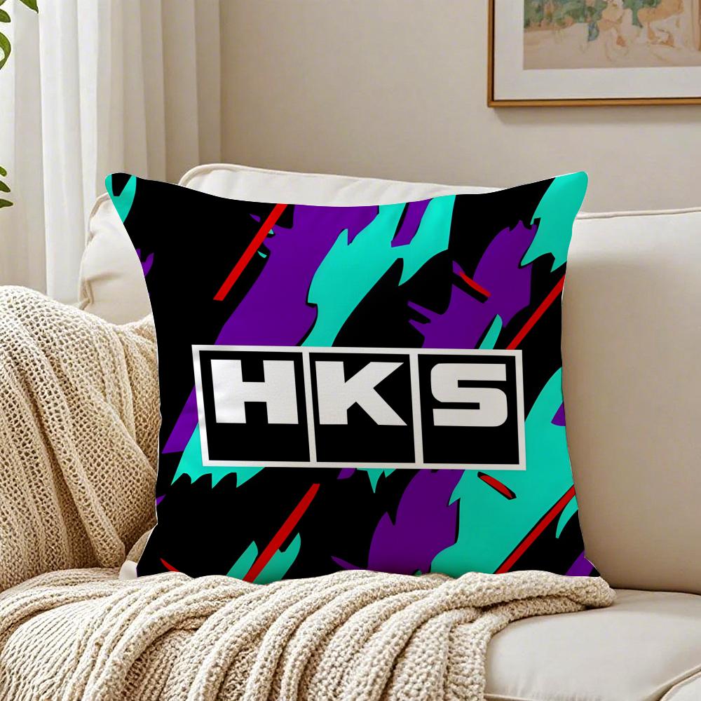 Hks Pillow Auto Tuning Brand Cushion Cushion Cover Pillowcase Anti-Dustmite Living Room Sofa Decor Cushion Room