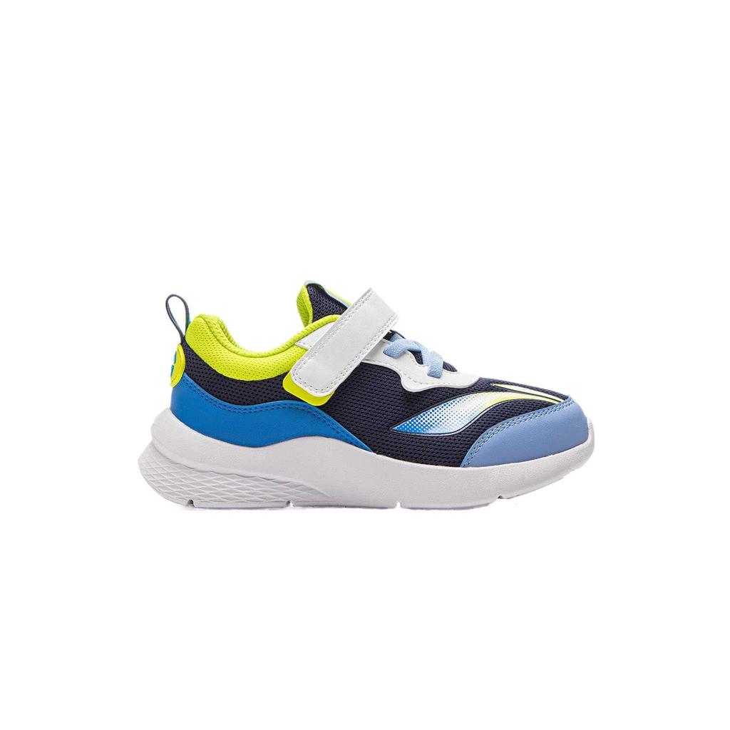Li Ning Kids Comfortable Versatile Fashionable Trendy Low-Top Running Shoes Kids Sneaker Deep-Navy Deep-Bright-Blue Quiet-Blue YKNT148-7