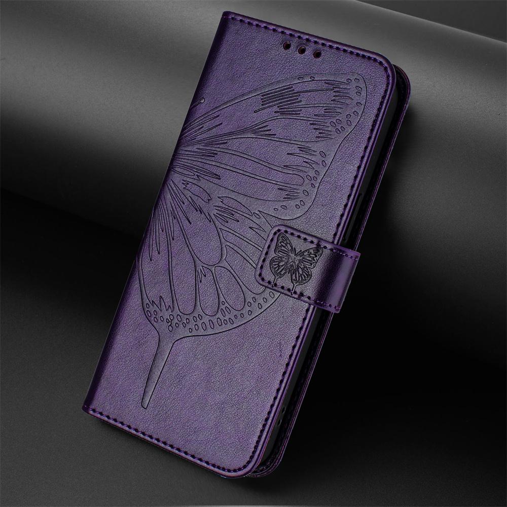 Fashion Butterfly Flower Magnetic Flip Leather Wallet Case for Poco F8 Pro F8 Ultra F7 F7 Pro F6 F6 Pro F5 F5 Pro Cover