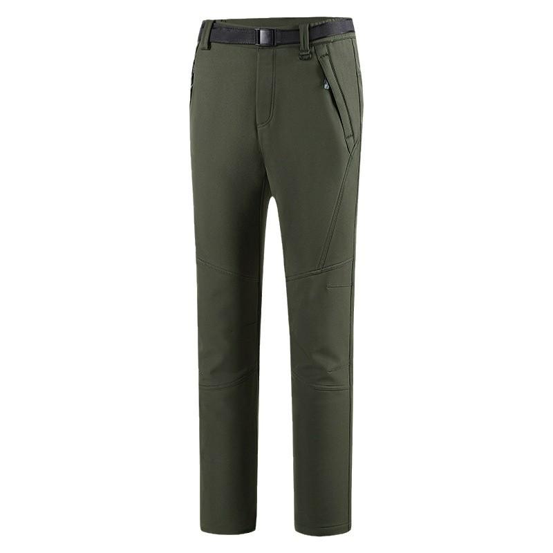 Waterproof Fleece-Lined Winter Softshell Pants – Windproof, Warm Skiing & Mountaineering Gear