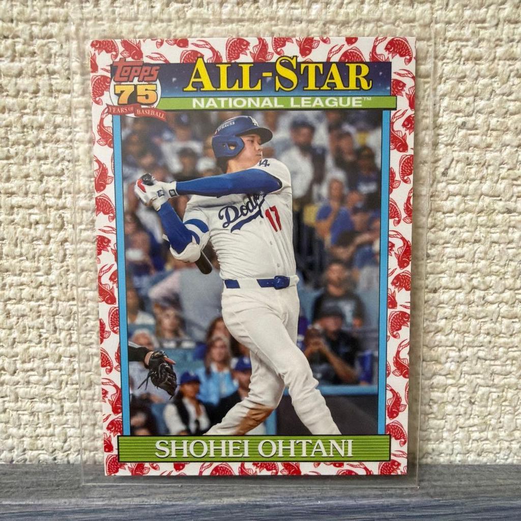 Used Topps 2025 Shohei Ohtani NL Leaders Carp Parallel