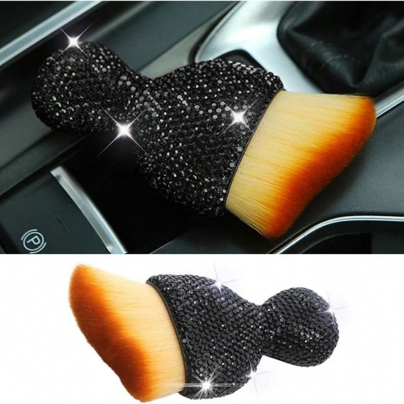 Car Interior Detailing Brush, Auto Interior Soft Hair Removal Brush,Car Cleaning Brush Interior Soft Bristles Detailing Brush Dusting Tool For Car