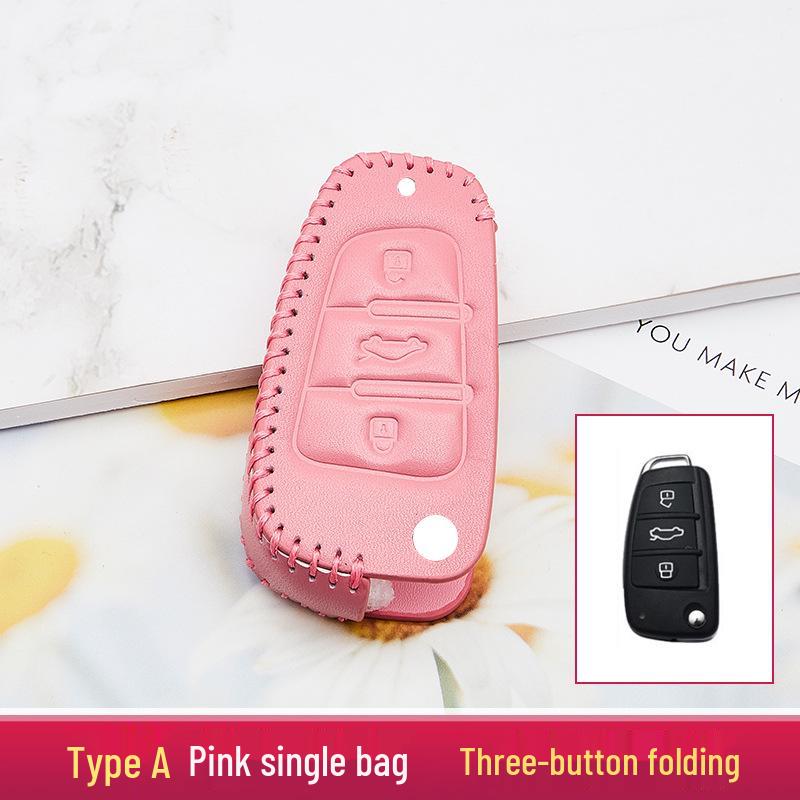 2020 Model Enhanced Car Key Case and Keychain