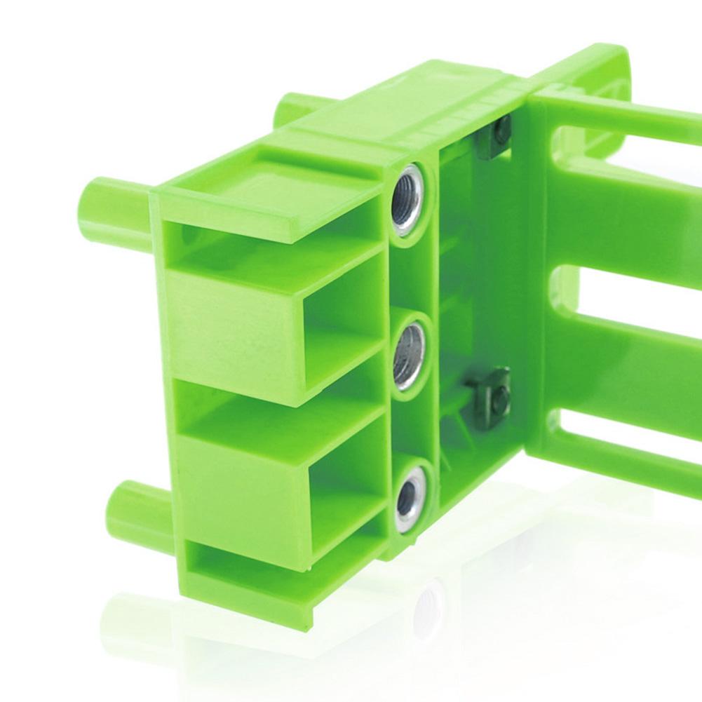 Handheld Drill Guide Pocket Hole Wood Dowelling Jig Kit Puncher Hole Locator ABS Plastic Vertical Pocket Hole Locator