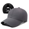 Hat Spring Summer Baseball Cap Women'S Casual Cross Ponytail Hat Mesh Quick Drying Sun Hat