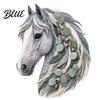 Creative Needlework Supplies Art Sewing Fabric DIY Patchwork Kit Floral Horse Flower Theme Kit
