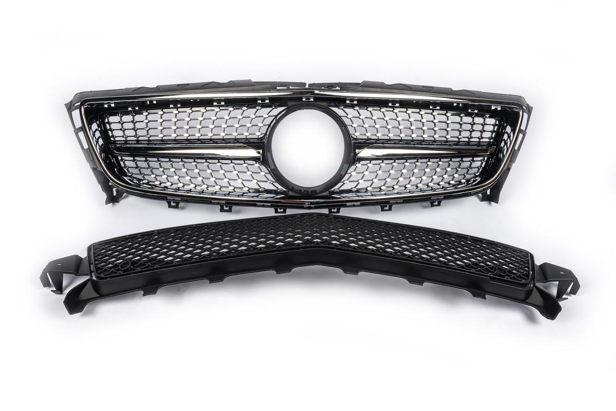 

Передні грати 2011-2014 (Diamond Silver) для Mercedes CLS C218