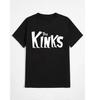 The Kinks Band Basic Logo T-Shirt – S To 5XL