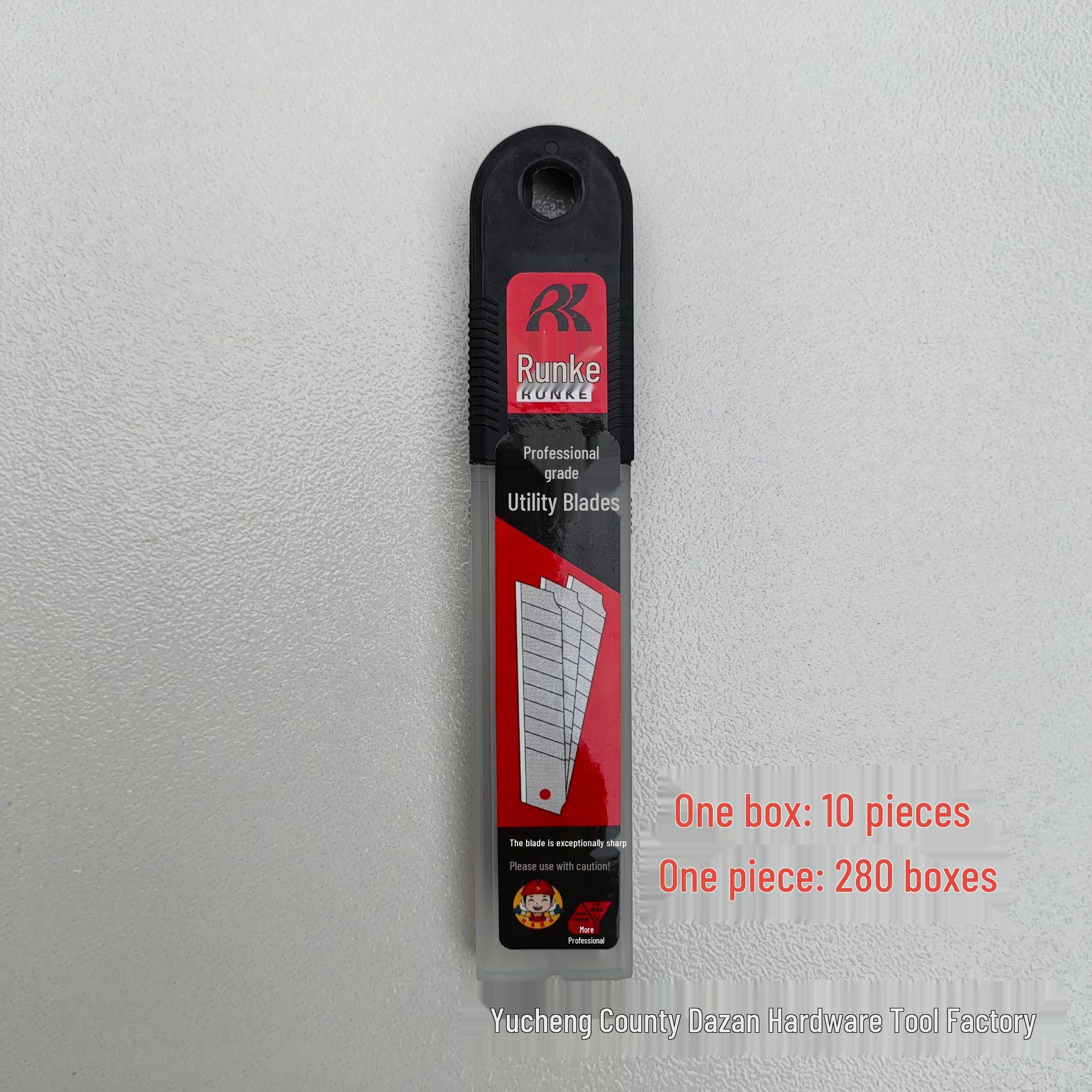 Heavy-Duty 18mm Utility Knife with Rubber Grip - Ideal for Paper, Wallpaper, and Unboxing Tasks