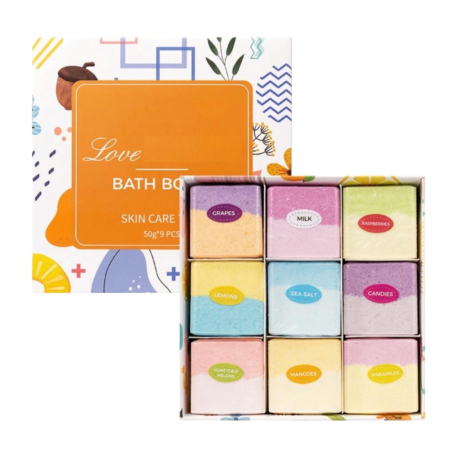 Bath Ball Set, Bath Balls, Square Bath Balls. Bubble Bath Balls - A Gift For Children. one size