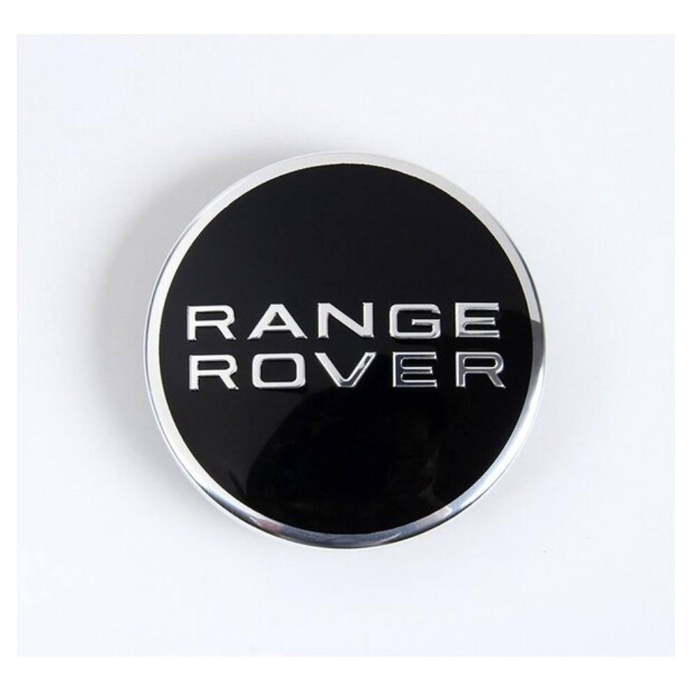 Range Rover Black Chrome 63Mm Wheel Centre Caps Evoque Freelander X 4
