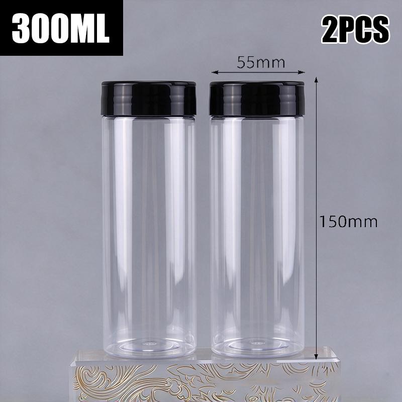1Pieces 100/130/150/200/300Ml Spice Bottles Jars Clear Seasoning Bottles Bbq Clear Salt Pepper Shakers Kitchen Condiment Bottle