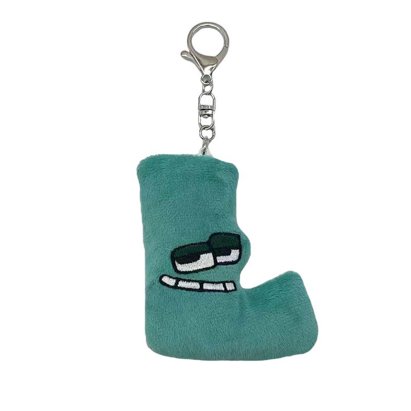 

Плюшевый брелок с буквой из Alphabet Lore - Детская развивающая игрушка-подвеска 10cm