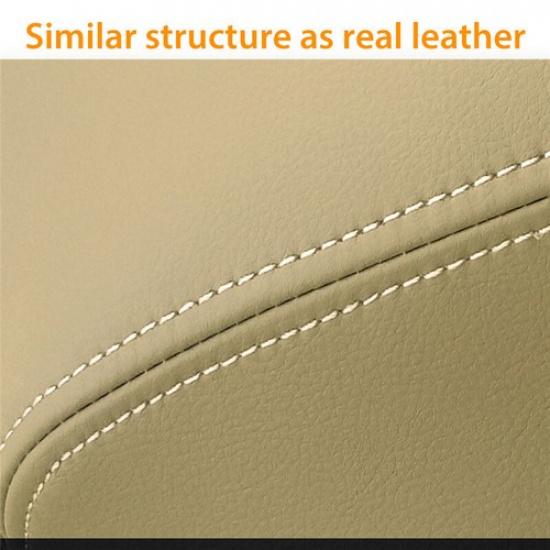 2x Car Interior Door Panel Armrest Microfibre Leather Cover for Honda Pilot 2013