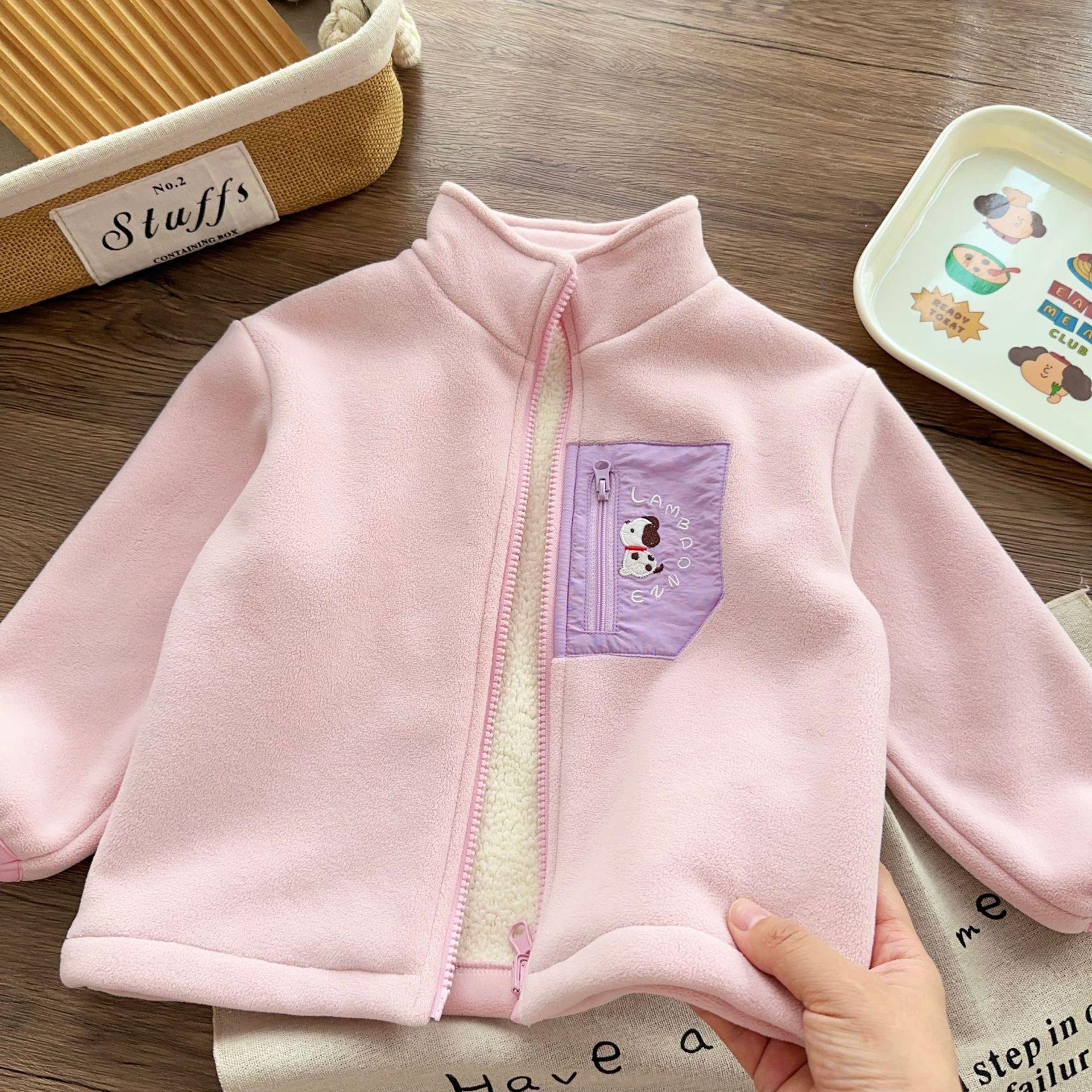 

Вышитая уличная куртка для мальчиков - Теплая зимняя и осенняя верхняя одежда для детей 90cm