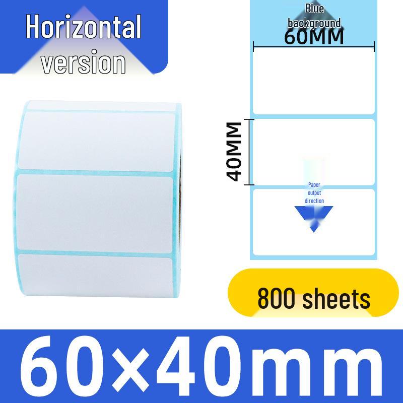 Durable 100x100 Self-Adhesive Thermal Label Paper for Supermarket Barcodes & Express Waybills