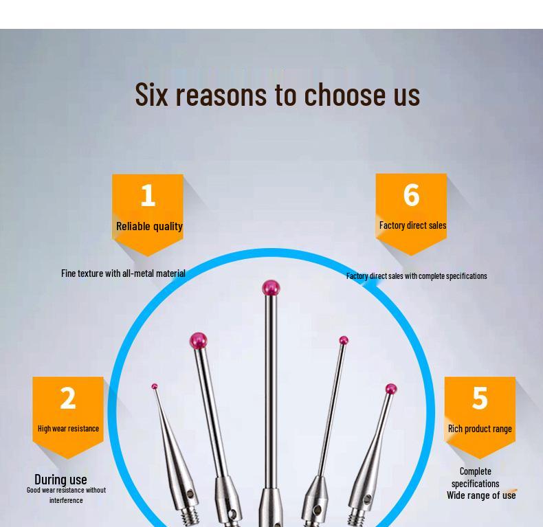 Hui Feng M3 3D Coordinate Measuring Probe CNC High Precision Tool Probe