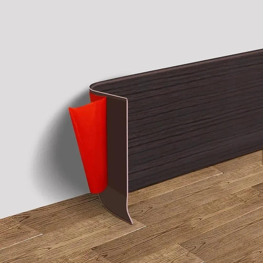 1pc 2m/3meters Skirting Line Border Adhesive Waterproof Edge Closing Wall Skirt Strip For Living Room Background Baseboard