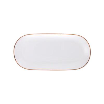 Homeglen Oval Bone China Dinner Plate