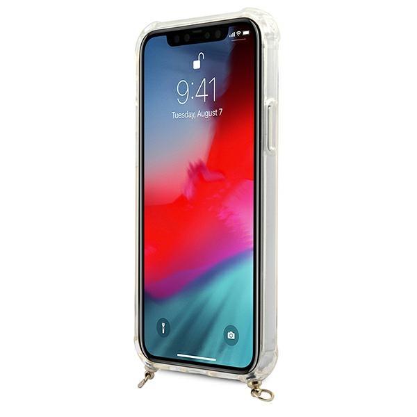 Guess Guhcp12Mkc4Gsgo Iphone 12/12 Pro6,1 Transparent Hardcase 4G Gold Chain