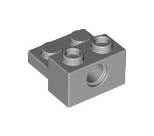 

*Brick 1 x 2 with Hole and 1 x 2 Plate* 1664 20 pcs DIY enlighten block brick part No. 73109 Compatible With світло-сірого кольору