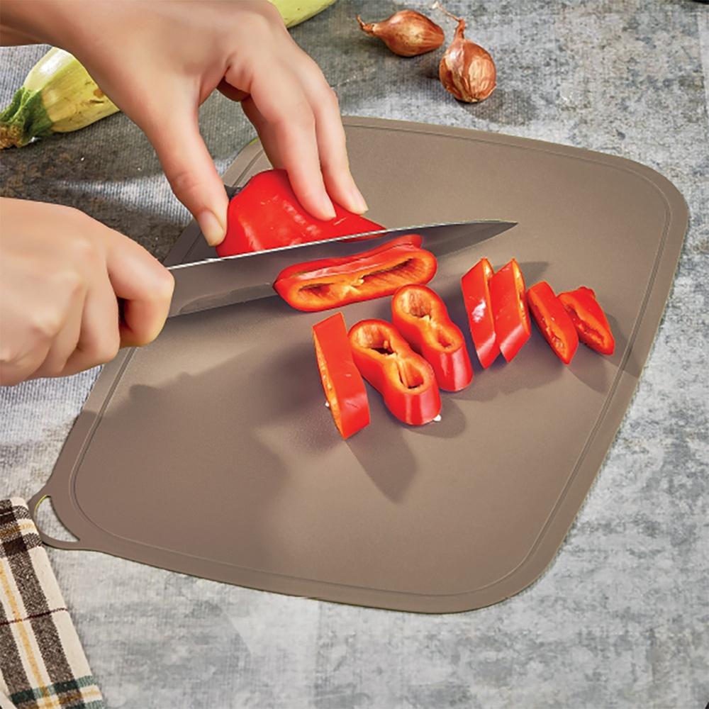 Kitchen Board for Cutting Food Products, Plastic, Flexible, 33cm