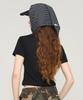CARGOBROS FOR WOMAN Striped Bandana Cap (Black)