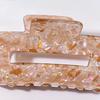 Hair Claw Hollow Rectangle Shape Back Head Shower Clip Strong Grip Medium Size Shark Hair Claw Versatile Hair Accessory