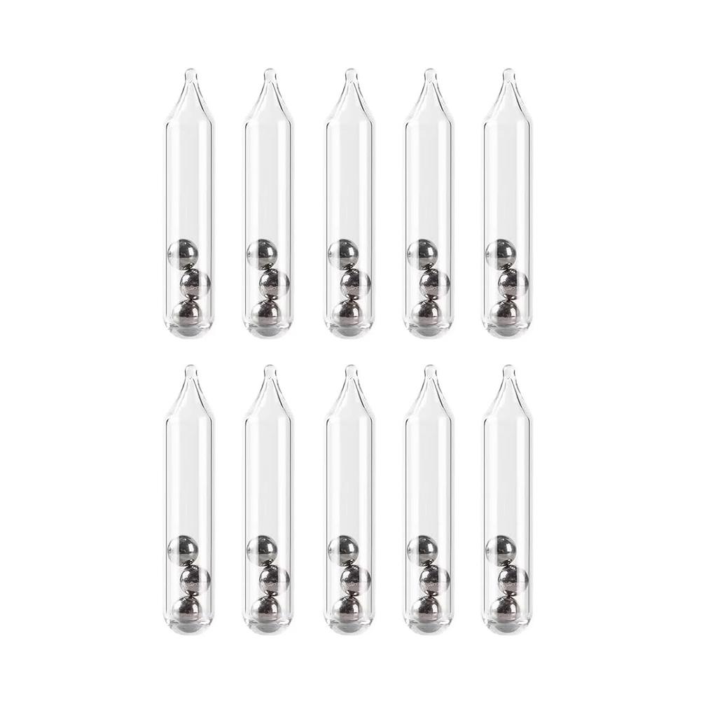 10PCS Lure Soft Bait Rattles With Glass Beads Attract Fish Noise Maker Fishing Supplies