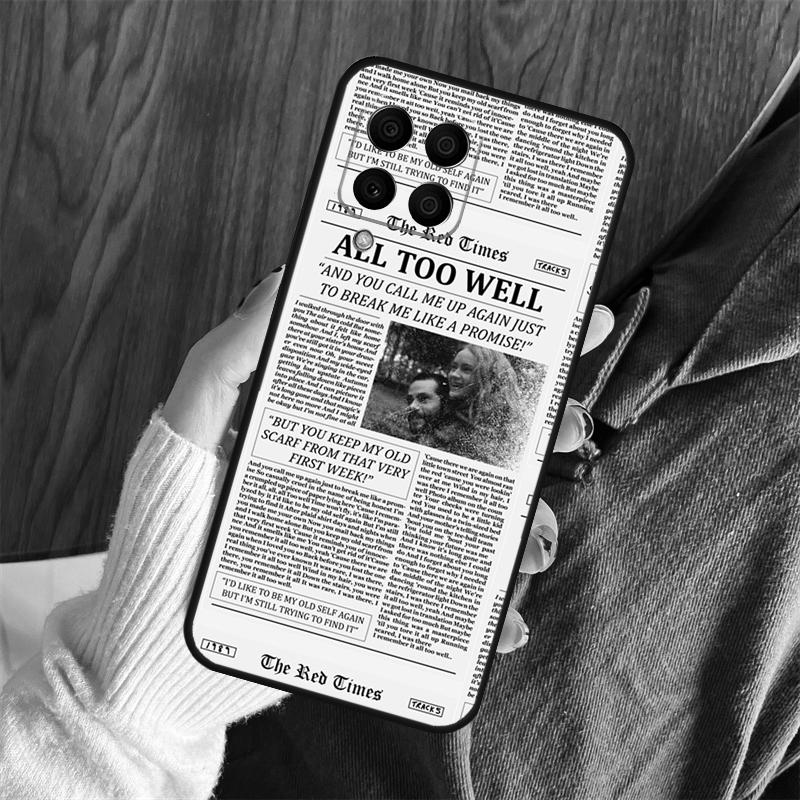 All Too Well Lyrics Case For Samsung Galaxy M14 M34 M54 M12 M32 M52 M15 M11 M13 M06 M16 M36 M56 M31 M53 M35 M55