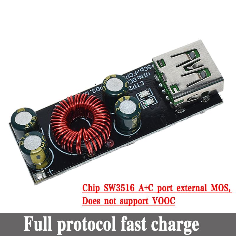 LIZAO 6-11V Buck Boost DC-DC Module USB-C PD QC1.1 QC1.1 Fast Charge Support SCP FCP Apple Android