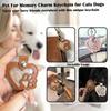 Multiple Colors Pet Hair Memorial Keychain Mini Pet Hair Storage Bag  Memorial Gift