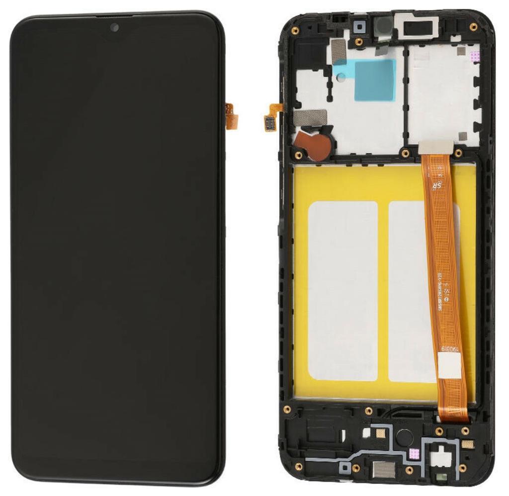 Original Samsung SM-A202 Galaxy A20e LCD Display + Touchscreen (IPS) Black Frame