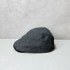 Early Autumn Winter Wool Men's Beret Plaid Cap Women's British Retro Forward Hat Tide