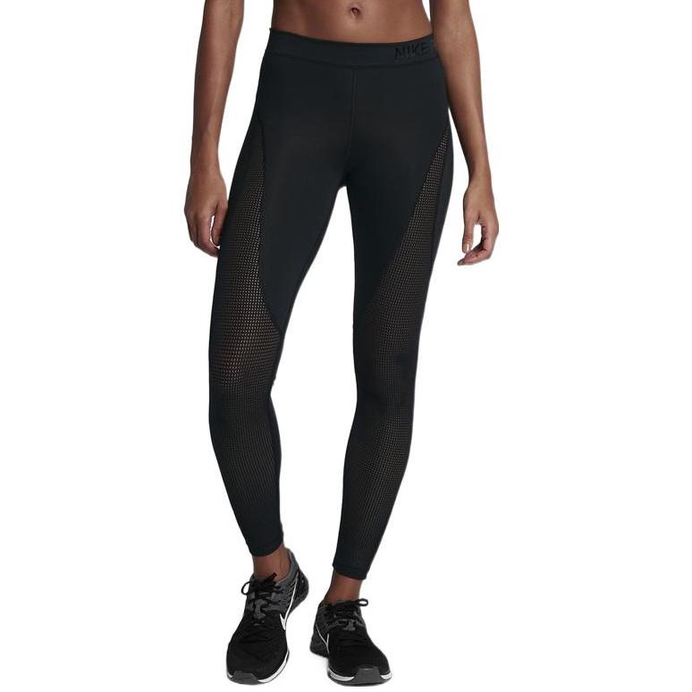 Nike Κολάν Μονόχρωμο Γρήγορου Στεγνώματος Γυναικεία Κολάν Μαύρο 889646-010
