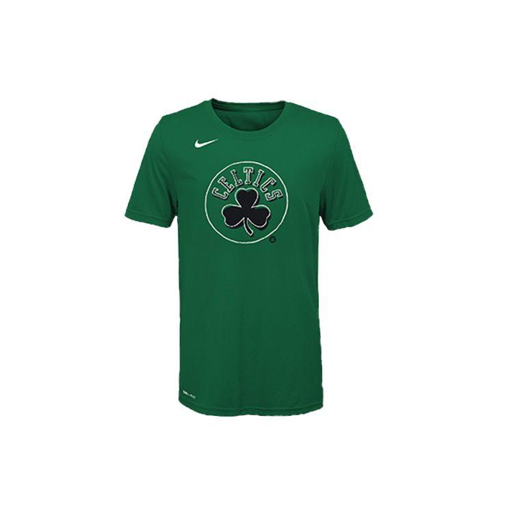 Nike NBA Youth Letter Logo Breathable Sports Short Sleeve T-Shirt Kids Tops Green 3Z2B7BBWZ-CEL