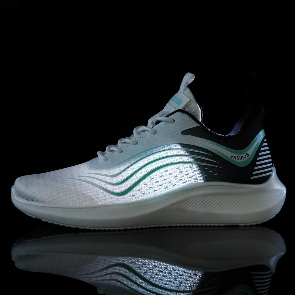 Herrenschuhe neue atmungsaktive Mesh-Sportschuhe mit weichen Sohlen Jugendmode-Trend lässige Laufschuhe
