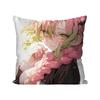 Kanroji Mitsuri Animation Demo Slayer Pillow Case Square Pillow Bedroom Sofa Leisure ComfortCarLiving Room Home Decoration 40X40