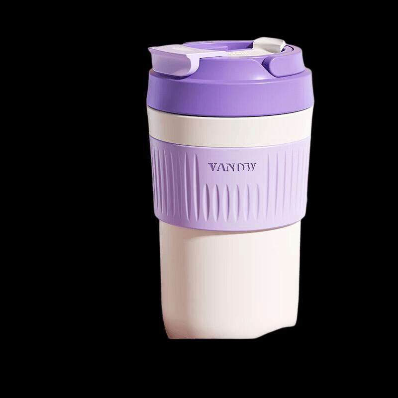 Термокружка Vanow 450 мл с двумя отделениями для напитков 450ml