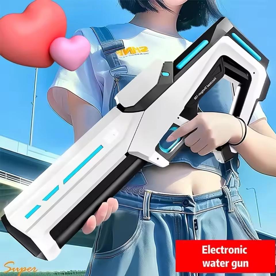 2026new Adult electric water gun, powerful, automatic water absorption, beach summer toy and outdoor activity.