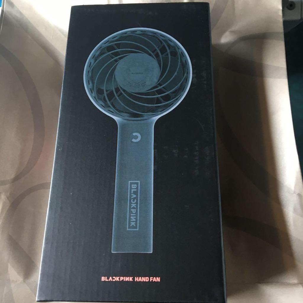 [USED] BlackPink Hand Fan Black