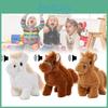 Realistic Robot My Pony Interactive White Plush Toy Children Gifts Festival